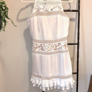 Adelyn Rae Nia Pleated A-line Dress